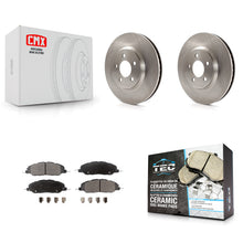 Load image into Gallery viewer, Front Disc Brake Rotors And Ceramic Pads Kit For Ford Mustang
