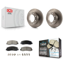 Load image into Gallery viewer, Front Disc Brake Rotors And Ceramic Pads Kit For Ford F-350 Super Duty F-450