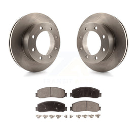 [Front] 2011 Ford F-350 Super Duty 4WD Premium OE Brake Rotors & Ceramic Pads Kit For Max Braking