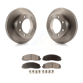 [Front] 2013 Ford F-350 Super Duty 4WD Premium OE Brake Rotors & Ceramic Pads Kit For Max Braking