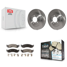 Front Disc Brake Rotors And Ceramic Pad Kit For Ford Explorer Sport Trac Mercury