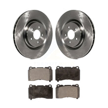 Load image into Gallery viewer, Front Disc Brake Rotors And Ceramic Pads Kit For Ford Mustang