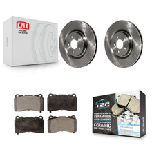 Load image into Gallery viewer, Front Disc Brake Rotors And Ceramic Pads Kit For Ford Mustang