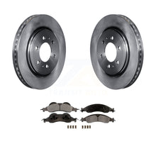 Charger l&#39;image dans la galerie, Front Disc Brake Rotor And Ceramic Pad Kit For Ford Expedition Lincoln Navigator