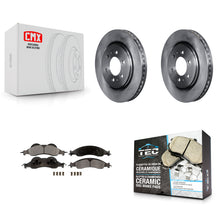 Load image into Gallery viewer, Front Disc Brake Rotor And Ceramic Pad Kit For Ford Expedition Lincoln Navigator