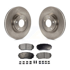 Front Disc Brake Rotors And Ceramic Pads Kit For Ford Edge Lincoln MKX