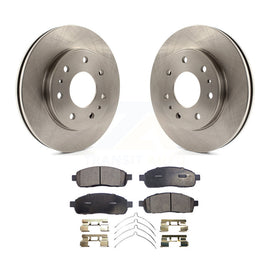 [Front] 2009 Ford F-150 With 7 Lug Wheels Premium OE Brake Rotors & Ceramic Pads Kit For Max Braking