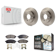 Load image into Gallery viewer, [Front] 2009 Ford F-150 With 7 Lug Wheels Premium OE Brake Rotors &amp; Ceramic Pads Kit For Max Braking