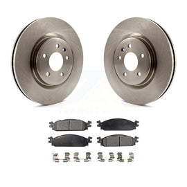 [Front] 2009-2010 Lincoln MKS Premium OE Brake Rotors & Ceramic Pads Kit For Max Braking