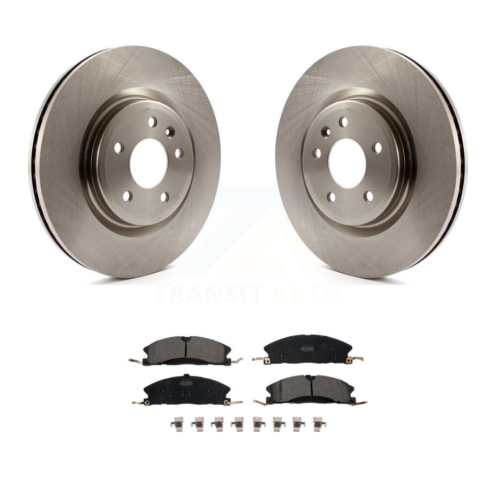 Front Brake Rotor Ceramic Pad Kit For Ford Explorer Sport With Heavy Duty Brakes