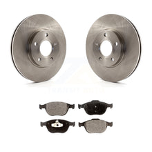 Charger l&#39;image dans la galerie, Front Disc Brake Rotors And Ceramic Pads Kit For 2010-2013 Ford Transit Connect