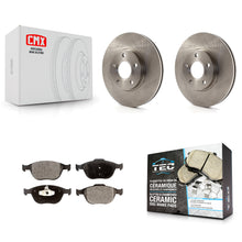Load image into Gallery viewer, [Front] 2010-2013 Ford Transit Connect Premium OE Brake Rotors &amp; Ceramic Pads Kit For Max Braking