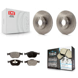 [Front] 2010-2013 Ford Transit Connect Premium OE Brake Rotors & Ceramic Pads Kit For Max Braking