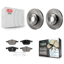 Load image into Gallery viewer, Front Disc Brake Rotors And Ceramic Pads Kit For Ford Focus C-Max