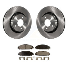 Charger l&#39;image dans la galerie, Front Disc Brake Rotors And Ceramic Pads Kit For Ford Mustang