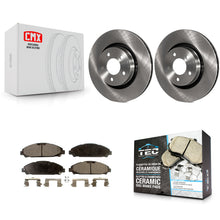 Load image into Gallery viewer, Front Disc Brake Rotors And Ceramic Pads Kit For Ford Mustang