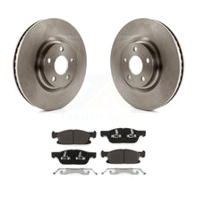 Load image into Gallery viewer, Front Disc Brake Rotors And Ceramic Pads Kit For Ford Edge