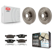 Load image into Gallery viewer, Front Disc Brake Rotors And Ceramic Pads Kit For Ford Edge