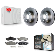 Load image into Gallery viewer, Front Brake Rotor &amp; Ceramic Pad Kit For Jeep Wrangler Cherokee Grand Comanche TJ