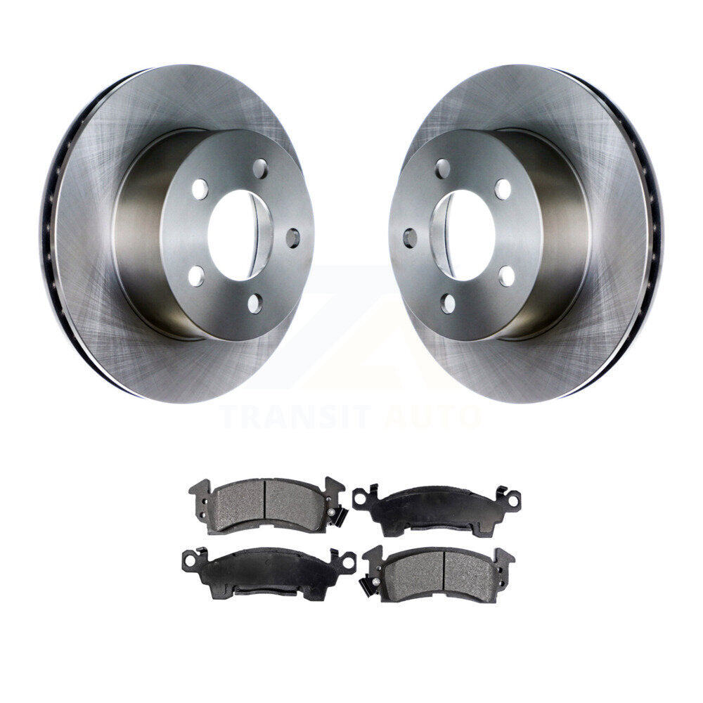 Front Brake Rotors Ceramic Pad Kit For Jeep Grand Wagoneer 3.203" Overall Height