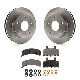 [Front] 1994-1999 Dodge Ram 1500 4WD Premium OE Brake Rotors & Ceramic Pads Kit For Max Braking