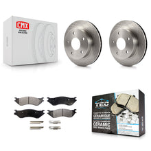 Load image into Gallery viewer, [Front] 2000-2001 Dodge Ram 1500 4WD Premium OE Brake Rotors &amp; Ceramic Pads Kit For Max Braking