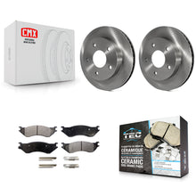 Load image into Gallery viewer, [Front] 2000-2001 Dodge Ram 1500 RWD Premium OE Brake Rotors &amp; Ceramic Pads Kit For Max Braking