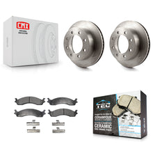Load image into Gallery viewer, Front Disc Brake Rotors And Ceramic Pads Kit For Dodge Ram 2500 3500 Van