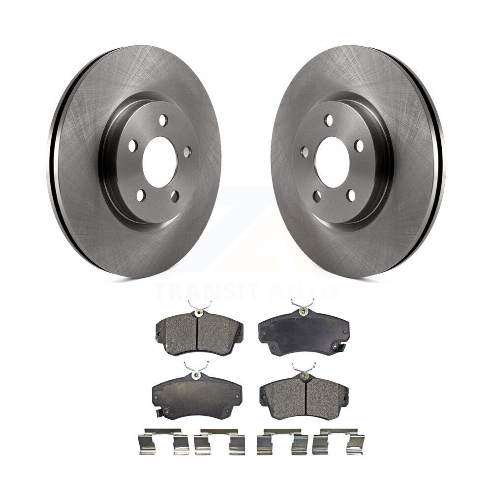 Front Disc Brake Rotors And Ceramic Pads Kit For Chrysler PT Cruiser