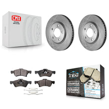 Load image into Gallery viewer, Front Disc Brake Rotor &amp; Ceramic Pad Kit For Dodge Grand Caravan Chrysler Town