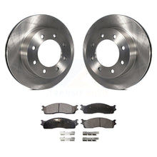 Charger l&#39;image dans la galerie, Front Disc Brake Rotors And Ceramic Pads Kit For Dodge Ram 2500 1500 3500