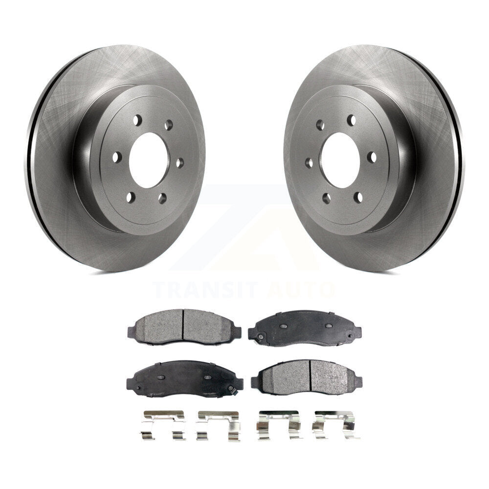 Front Disc Brake Rotors And Ceramic Pads Kit For 2003-2004 Dodge Dakota