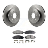 [Front] 2003-2004 Dodge Dakota Premium OE Brake Rotors & Ceramic Pads Kit For Max Braking