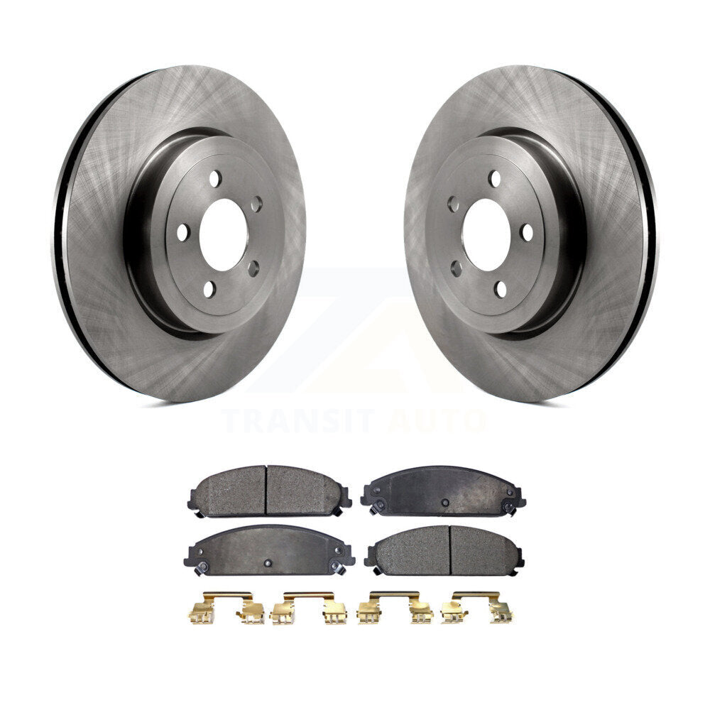 Front Disc Brake Rotor Ceramic Pad Kit For Dodge Charger Chrysler 300 Challenger