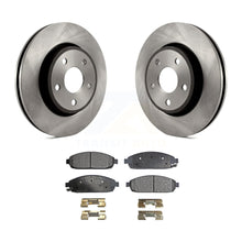 Charger l&#39;image dans la galerie, Front Disc Brake Rotors And Ceramic Pads Kit For Jeep Grand Cherokee Commander