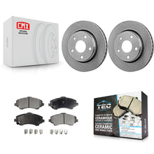 Load image into Gallery viewer, Front Disc Brake Rotors And Ceramic Pads Kit For Jeep Wrangler JK