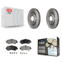 Load image into Gallery viewer, Front Brake Rotor Ceramic Pad Kit For Dodge Grand Caravan Chrysler Town &amp; Routan