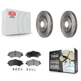 Front Brake Rotor Ceramic Pad Kit For Dodge Grand Caravan Chrysler Town & Routan