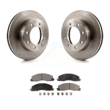 Charger l&#39;image dans la galerie, Front Disc Brake Rotors And Ceramic Pads Kit For Ram 2500 3500 1500 Dodge