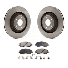 Charger l&#39;image dans la galerie, Front Disc Brake Rotors Ceramic Pad Kit For 2012-2012 Chrysler 200 Dodge Avenger