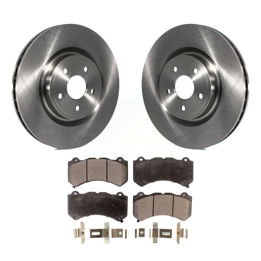 Front Disc Brake Rotor And Ceramic Pad Kit For Jeep Grand Cherokee Dodge Durango