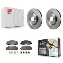 Charger l'image dans la galerie, Front Brake Rotors Ceramic Pad Kit For Dodge Grand Caravan Chrysler Journey Town