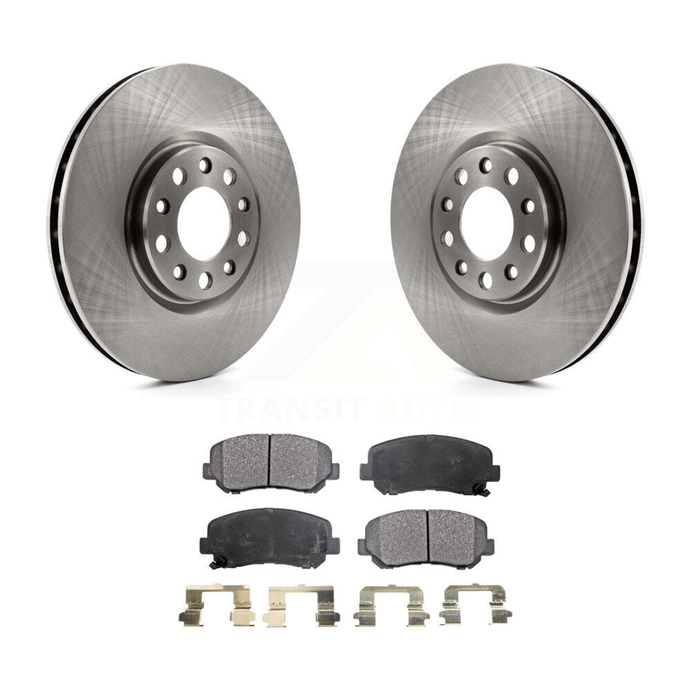 Front Disc Brake Rotors And Ceramic Pads Kit For Dodge Dart Chrysler 200