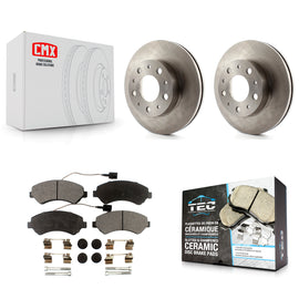 Front Disc Brake Rotors And Ceramic Pads Kit For Ram ProMaster 1500 2500 3500