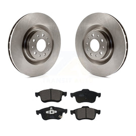 [Front] 2014-2020 Fiat 500L Premium OE Brake Rotors & Ceramic Pads Kit For Max Braking