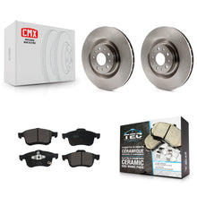 Load image into Gallery viewer, [Front] 2014-2020 Fiat 500L Premium OE Brake Rotors &amp; Ceramic Pads Kit For Max Braking