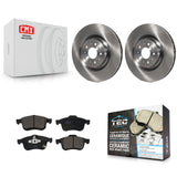 [Front] 2015-2021 Ram ProMaster City Premium OE Brake Rotors & Ceramic Pads Kit For Max Braking