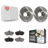 [Front] 1996 Volkswagen Golf 1.9L Premium OE Brake Rotors & Ceramic Pads Kit For Max Braking