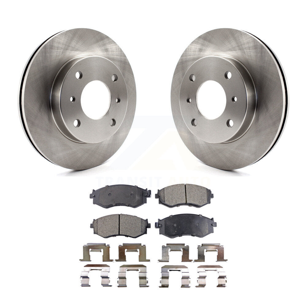 Front Brake Rotors & Ceramic Pad Kit For Nissan Sentra 240SX Stanza Infiniti G20