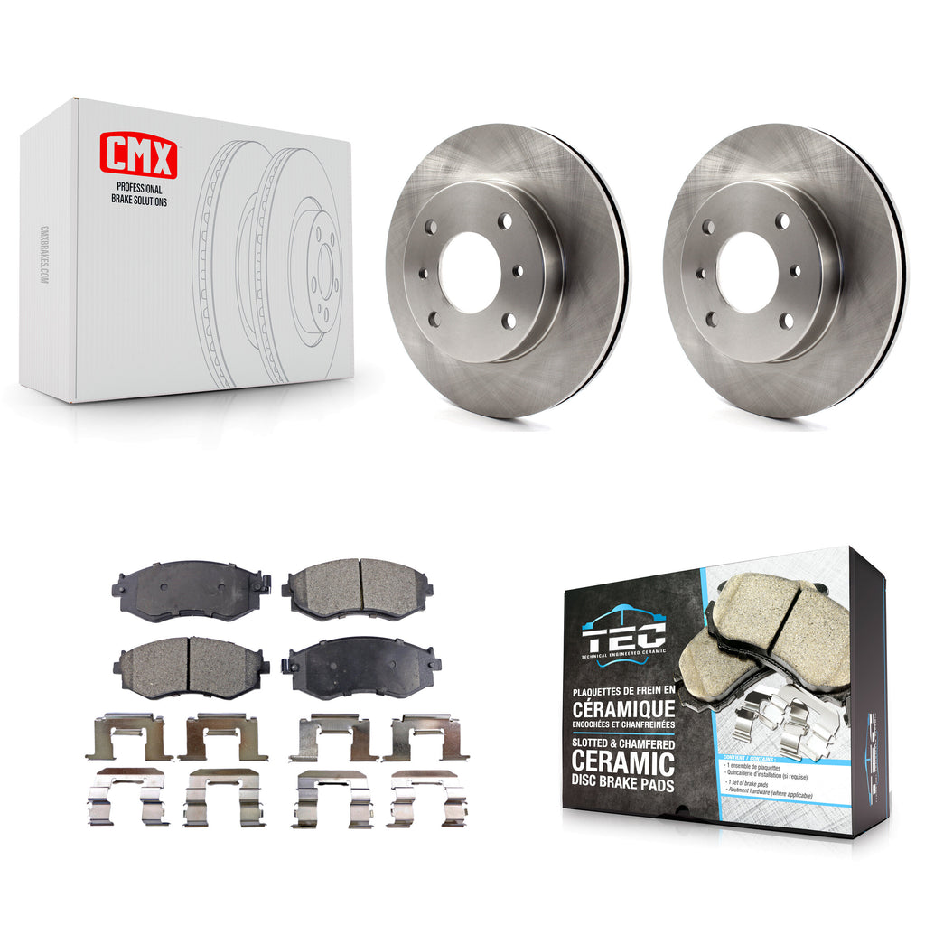 Front Brake Rotors & Ceramic Pad Kit For Nissan Sentra 240SX Stanza Infiniti G20